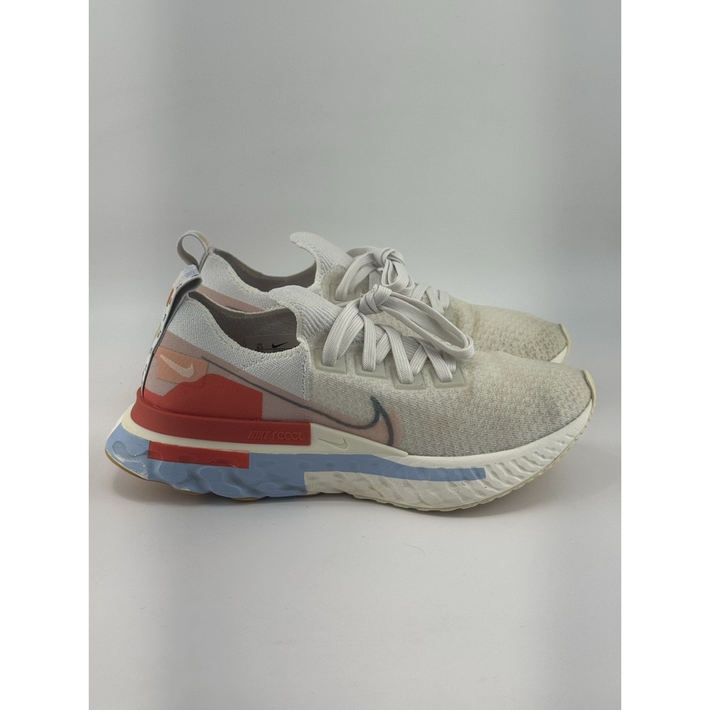 Nike React Infinity Run Sneakers White Orange CU0430-001 Women's Size 8.5